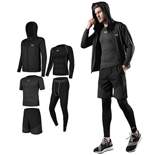 安い メンズ コンプレッションウェア セット トレーニングウェア 5点セット 通気防臭 スポーツウェア ランニングウェア パーカー S 受賞店舗 Www Cepici Gouv Ci