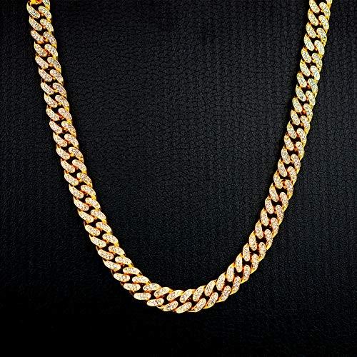 超特価激安 W喜平ネックレス チェーンネックレス マイアミキューバン ヒップホップ ゴールドチェーン メンズ Type1ゴールド ネックレスチェーン 18k メンズアクセサリー