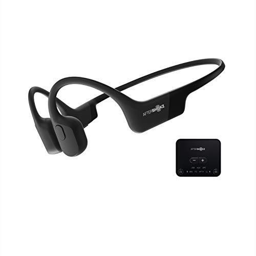 驚きの値段 骨伝導 ワイヤレスヘッドホン テレビ用aftershokz トランスミッターセット Bluetoothイヤホン Aptx 低延遅 訳ありセール格安 Zoetalentsolutions Com