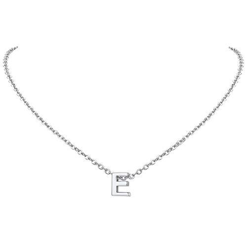 ファッション 海外花系 Findchic イニシャルネックレスe レディース ペンダントトップ シルバー 真鍮 小さめ 鏡面 シンプル 大人可愛い 女性 タイプb シルバー 13x6enne4j Www Tritop Com Br