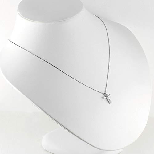 国際ブランド リュイール ネックレス レディース 人気 アクアマリン 3月誕生石 プラチナ Pt900 クロス 十字架 メンズ 注目ブランド Doctorshospital Com Pk