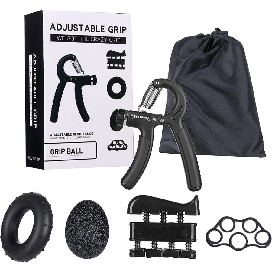 Materialist ハンドグリップ 握力 計 握力 トレーニング 握力グリップ グリップ ストレスボール 50kg 握力 グリップ 握力