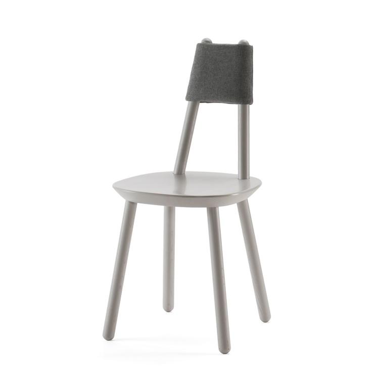 メーカー直送) EMKO ナイーブチェア グレー 天然木 おしゃれ 椅子