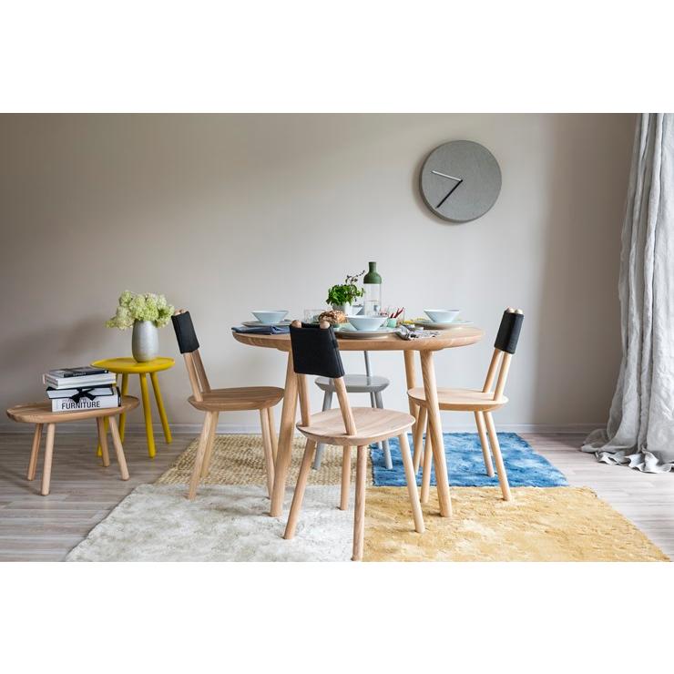 メーカー直送) EMKO ナイーブチェア グレー 天然木 おしゃれ 椅子