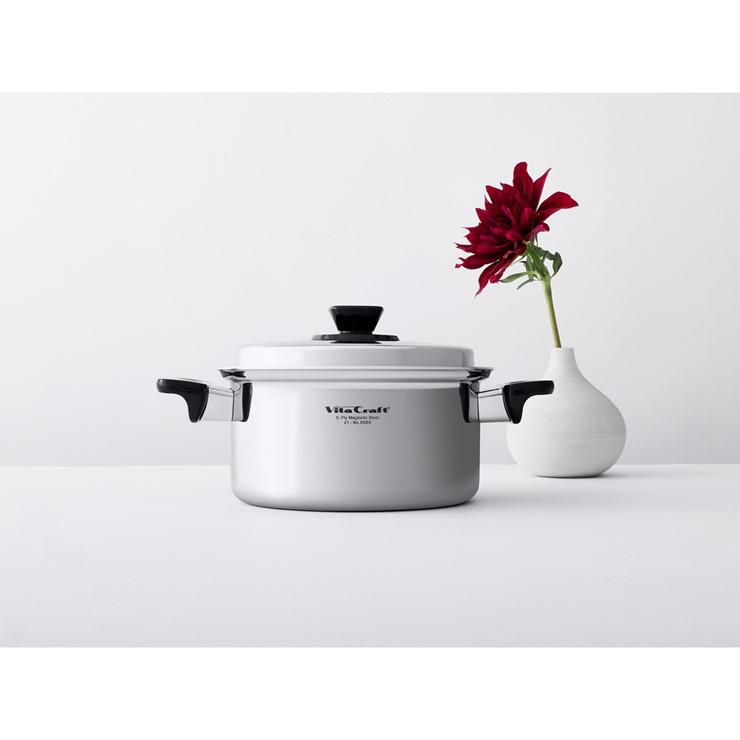 ビタクラフト Vシリーズ 両手鍋 3.0L 5585 ガス IH対応 ステンレス