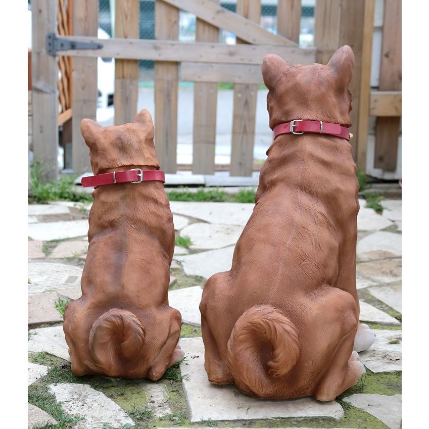 メーカー直送) わんわんリキ 茶 ※画像左 犬 玄関 明暗センサー付