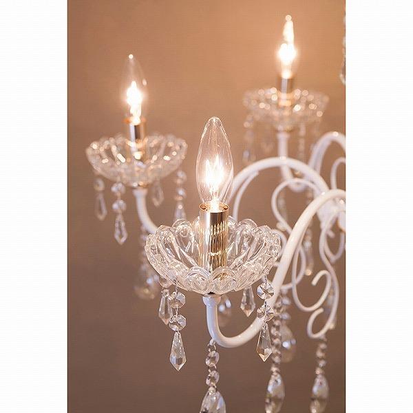 オーヤマ照明ホワイト・ゴールド シャンデリア 2灯式昭和レトロ