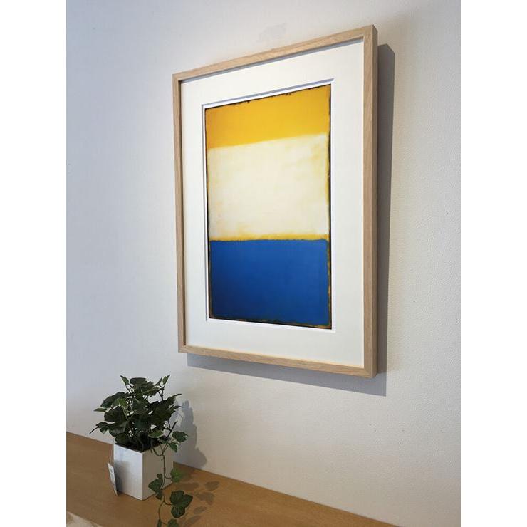 アートパネル マーク・ロスコ Mark Rothko Yellow White Blue Over Yellow on Gray 1954 IMR-62204 壁掛け アートフレーム 額 北欧 モダン 玄関｜clasell｜07