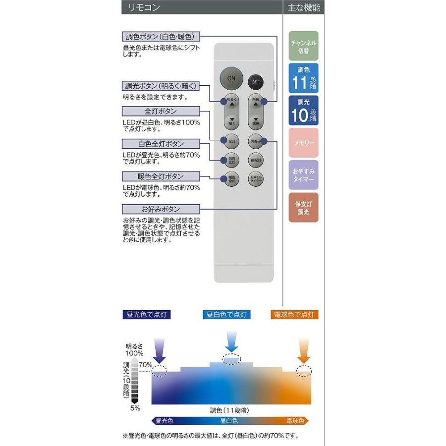 DCL-41627 ダイコー シーリングライト グレー LED 調色 調光 〜8畳｜clasell｜07