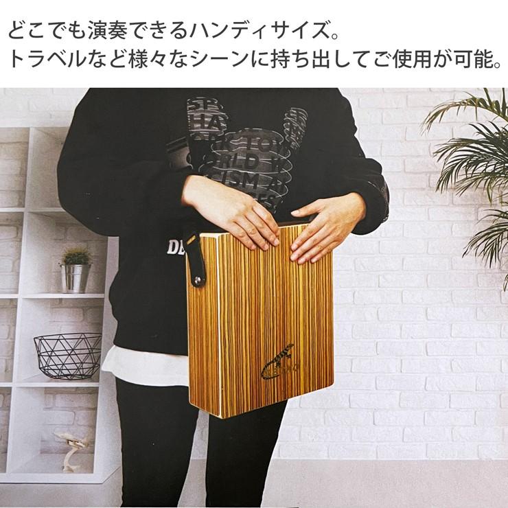 メーカー直送) GECKO カホン ハンディタイプ ショルダーケース付 メーカー直送) GECKO カホン ハンディタイプ ショルダーケース付