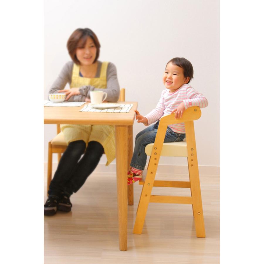 (メーカー直送) ベビーチェア 子ども 子供 赤ちゃん 椅子 Na-kids キッズハイチェアー ナチュラル KDC-2442 市場株式会社_1