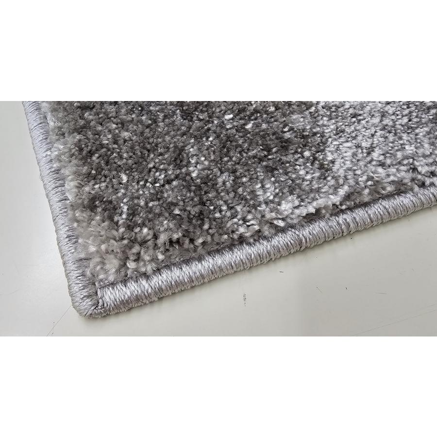 円形ジェイド190cm防炎シルバーラグ美品 円形ジェイド190cm防炎シルバーラグ美品 ラグマット JADE