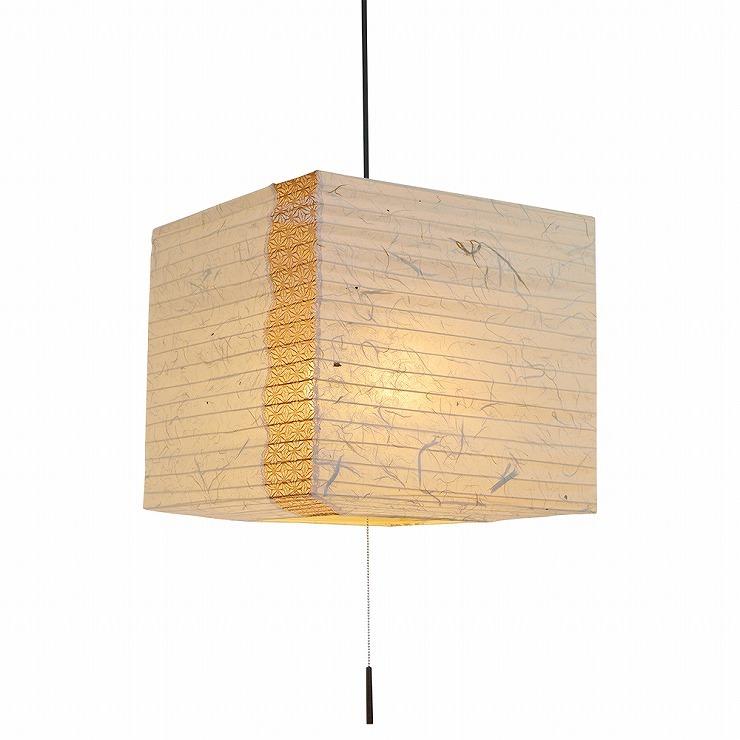 メーカー直送) 和室 照明 和風ペンダントライト cube(キューブ) 黒雲龍