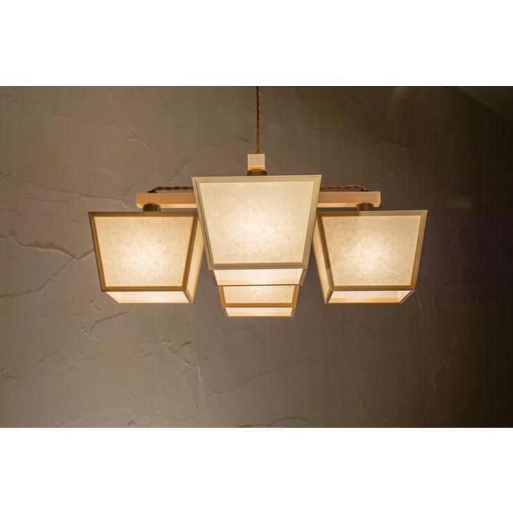 【新洋電気AP822-2】和風ペンダントライト①訳ありほぼ未使用品 和のあかり「 AP822-2 丹 -tan- Sサイズ 」ペンダントライト 2灯