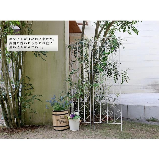 アイアン トレリス（アンティーク調／アイボリー系） 3点セット アイアン トレリス（アンティーク調／アイボリー系） 3点セット