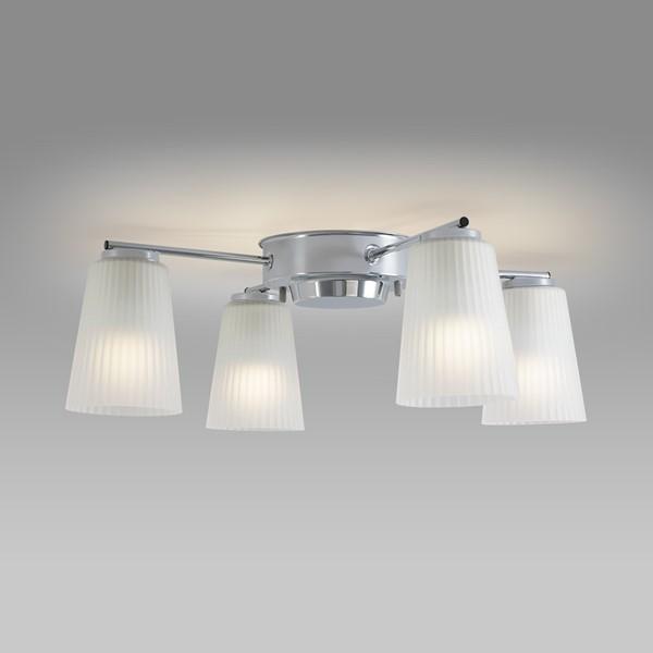 SXZ-LE264709L ホタルクス シャンデリア 4灯 クローム LED（電球色