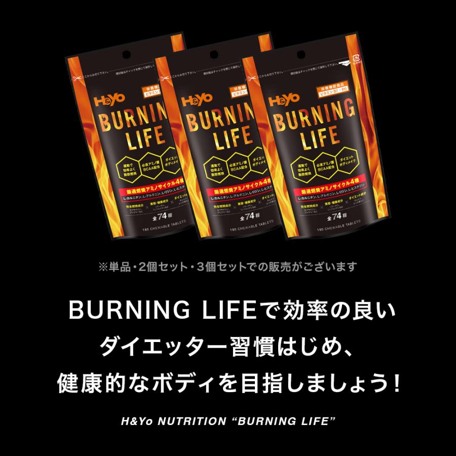 H＆Yo fitness 燃焼系サプリ ダイエットサプリ L-カルニチン α‐リポ酸