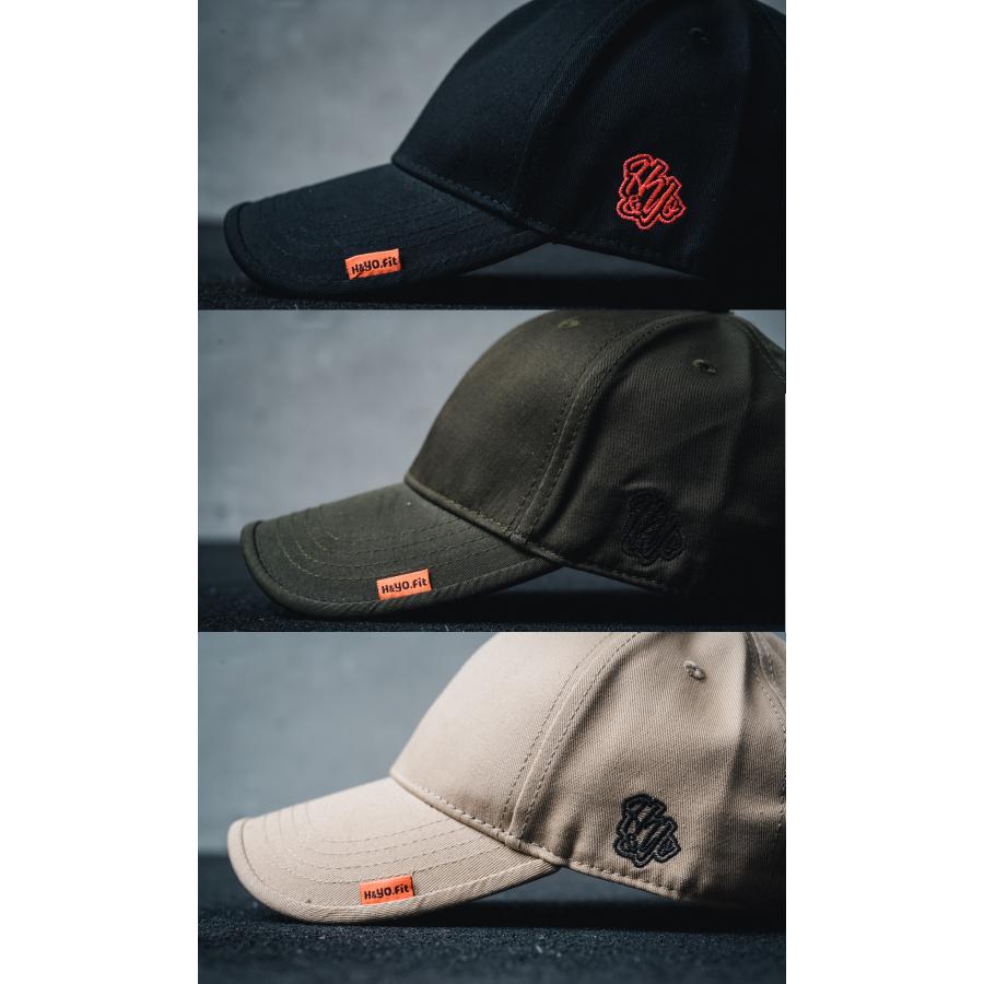 キャップ 帽子 メンズ レディース 男女兼用 ワークアウト トレーニング ジム スポーツ アウトドア ジムウェア 野球帽 ロゴ 刺繍 サイズ調整 | H＆Yo fitness | 16