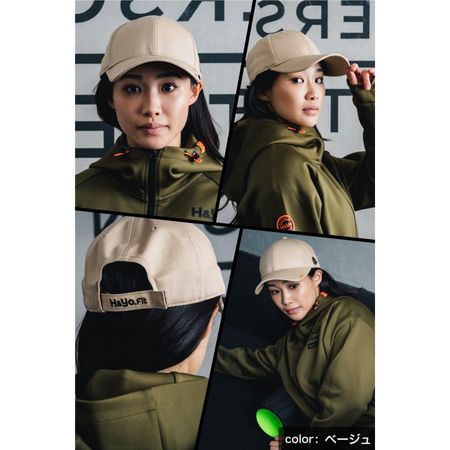 キャップ 帽子 メンズ レディース 男女兼用 ワークアウト トレーニング ジム スポーツ アウトドア ジムウェア 野球帽 ロゴ 刺繍 サイズ調整 | H＆Yo fitness | 10