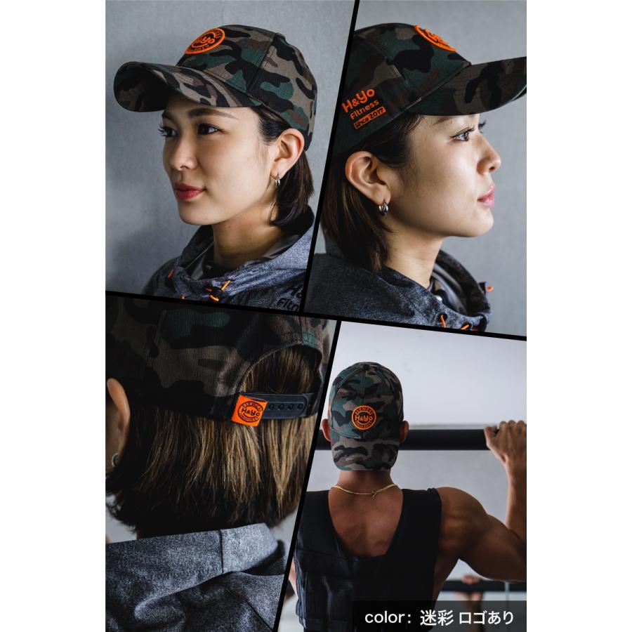 キャップ 帽子 メンズ レディース 男女兼用 ワークアウト トレーニング ジム スポーツ アウトドア ジムウェア 野球帽 ロゴ 刺繍 サイズ調整 | H＆Yo fitness | 12