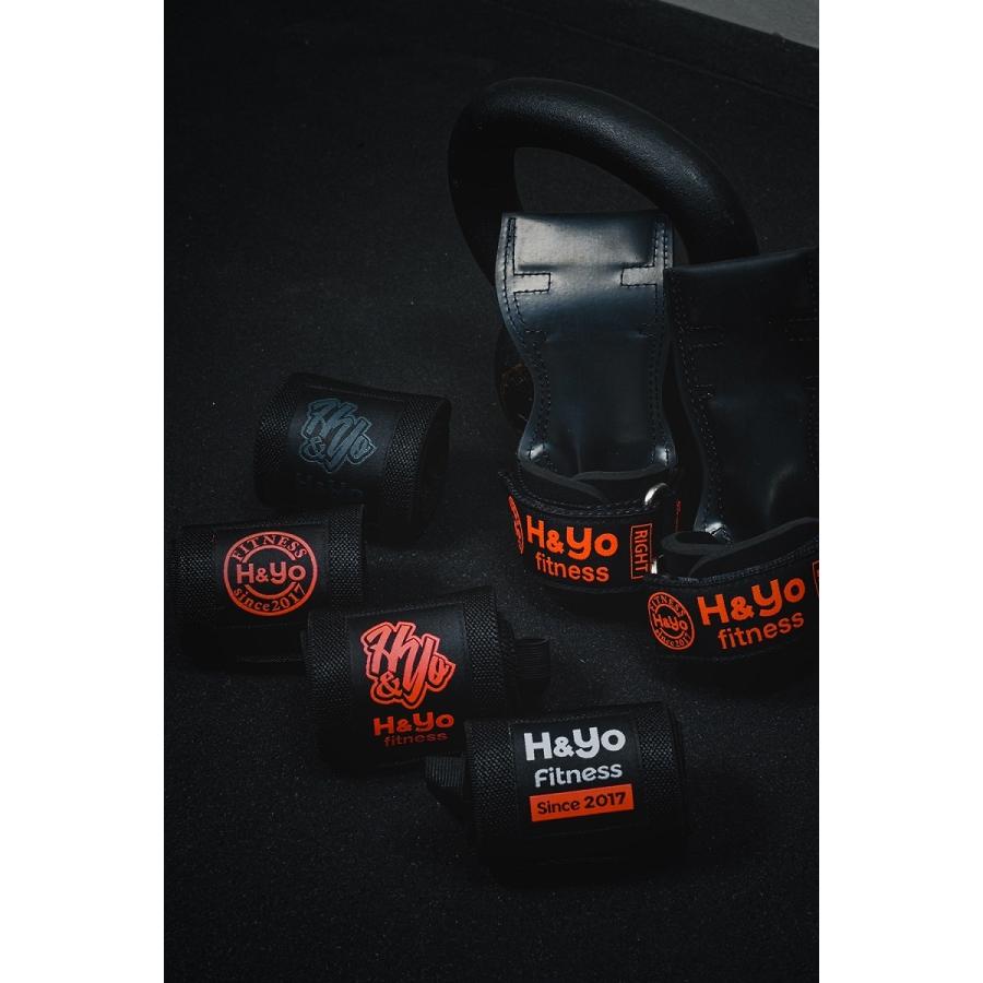 リストラップ 手首サポーター リストストラップ ウエイトトレーニング用 手首固定 高弾力性素材 60cm×8cm リストバンド | H＆Yo fitness | 21