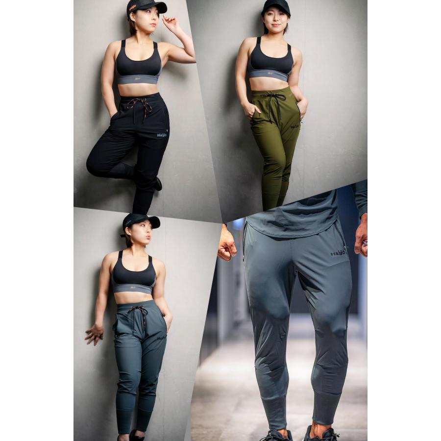 ロングパンツ 鬼ストレッチ ジョガーパンツ メンズ レディース トレーニングウェア  ジムウェア ファスナー付 フィットネスウェア | H＆Yo fitness | 10