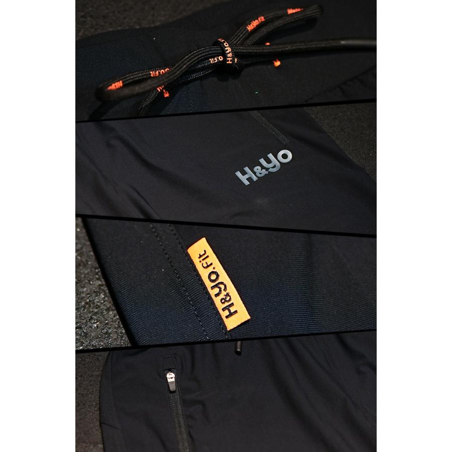 ロングパンツ 鬼ストレッチ ジョガーパンツ メンズ レディース トレーニングウェア  ジムウェア ファスナー付 フィットネスウェア | H＆Yo fitness | 11