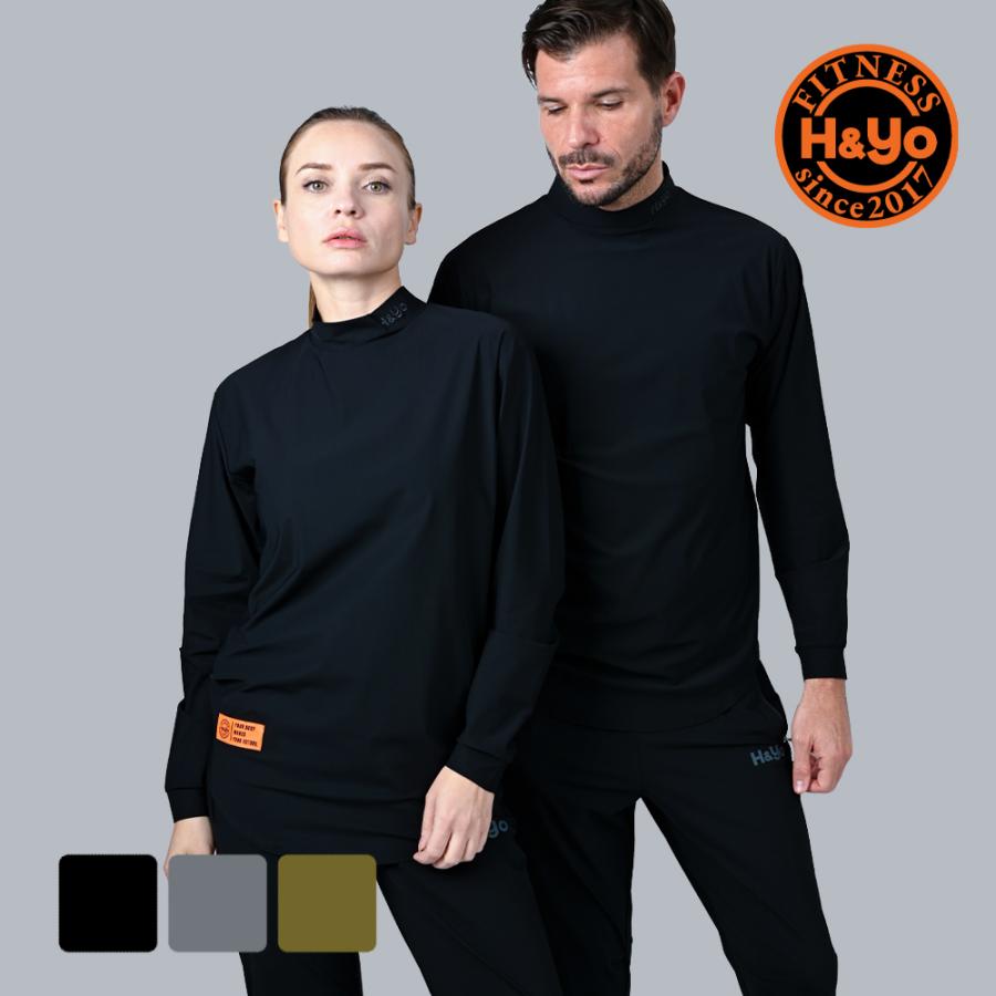 ロングスリーブ Tシャツ 強ストレッチ ロンT トレーニングウェア メンズ レディース ストレッチ トレーニング  ジム ジムウェア ウエイトトレーニング | 