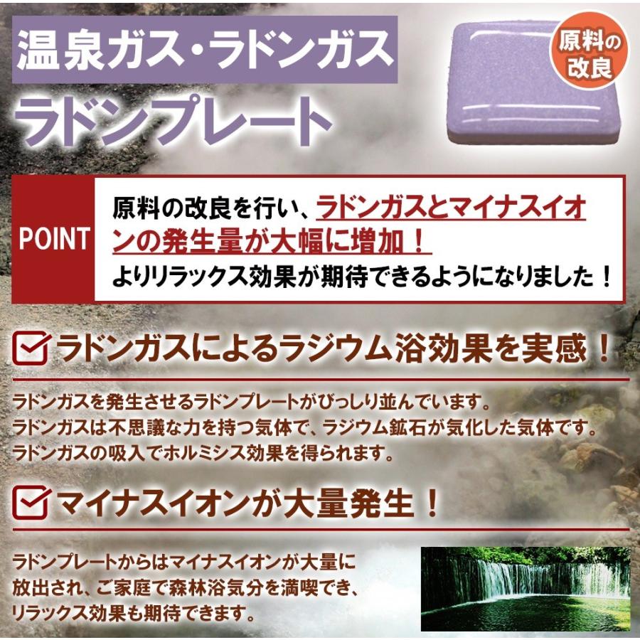 NEW ラドン ラジウム岩盤浴マット ラドンガス マイナスイオンの発生量