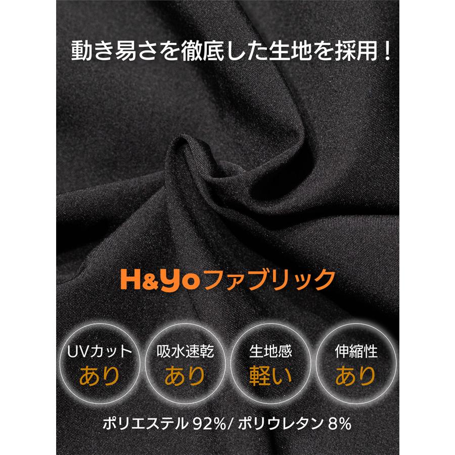 ジムウェア ハーフパンツ トレーニングウェア メンズ  ショートパンツ  短パン 高伸縮性 ファスナー付 おしゃれ | H＆Yo fitness | 09