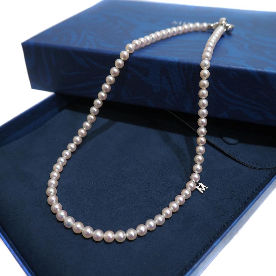 MIKIMOTO ミキモト ベビー パール Mチャーム あこや 真珠 シルバー ネックレス 約4.5mm〜5mm位 約14.5g [ SV S刻印  ペンダント ジュエリー アクセサリー 中古 ] : ne-12 : Moonlit - 通販 - Yahoo!ショッピング