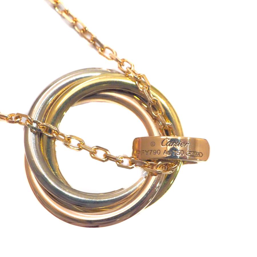 Cartier カルティエ トリニティ K18 ダイヤモンド ネックレス 約9.1g 
