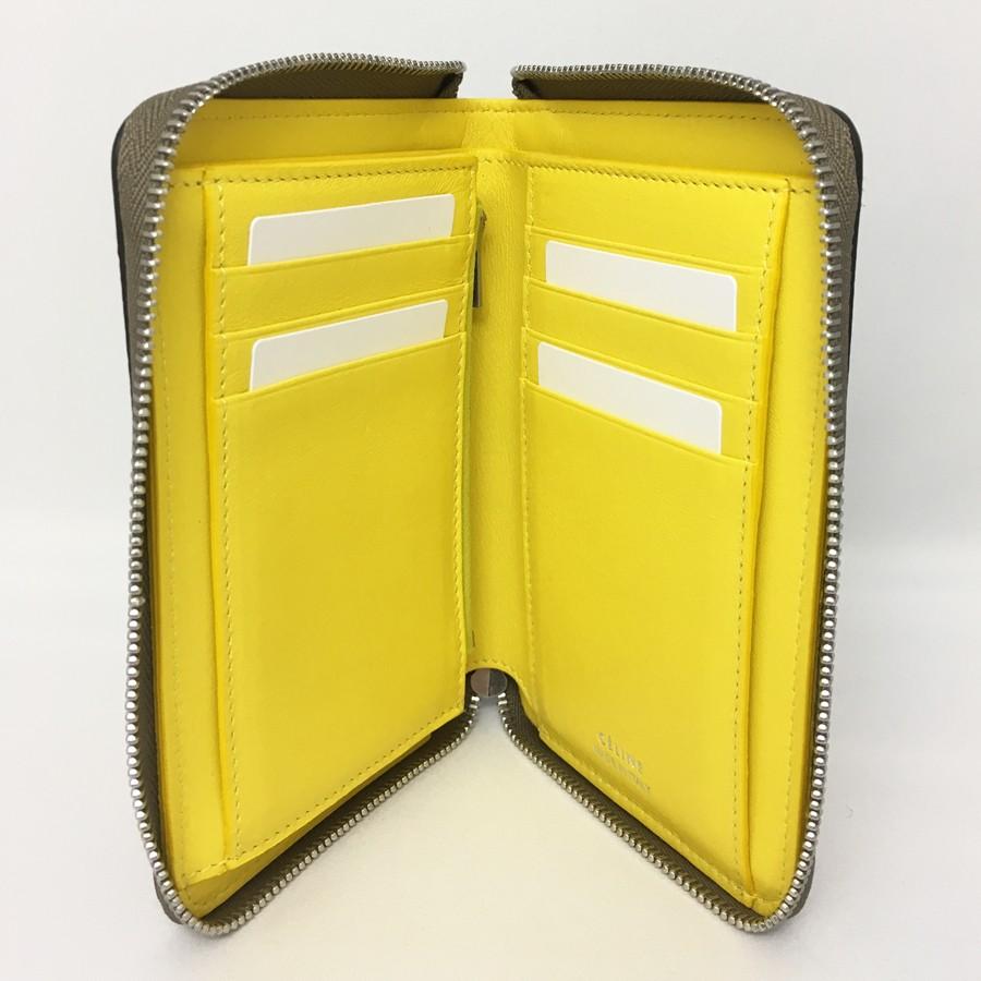 CELINE セリーヌ ミディアム ジップアラウンドウォレット スリSouris