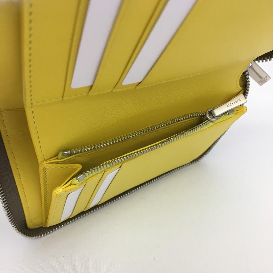 CELINE セリーヌ ミディアム ジップアラウンドウォレット スリSouris