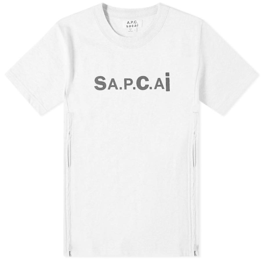 A.P.C. sacai アーペーセー サカイ コラボ T shirt kiyo COEQW M26978 Tシャツ 半袖 クルーネック apc