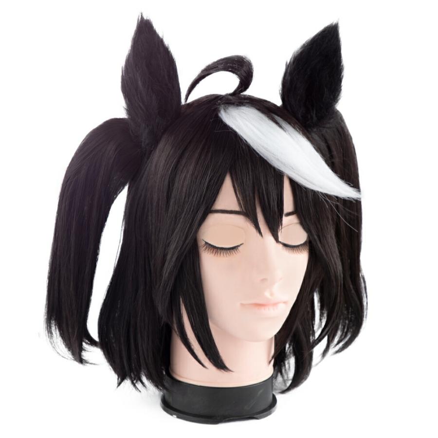 コスプレ ウマ耳 黒 全4色 ケモミミ 可愛い 大人用 子供用 衣装