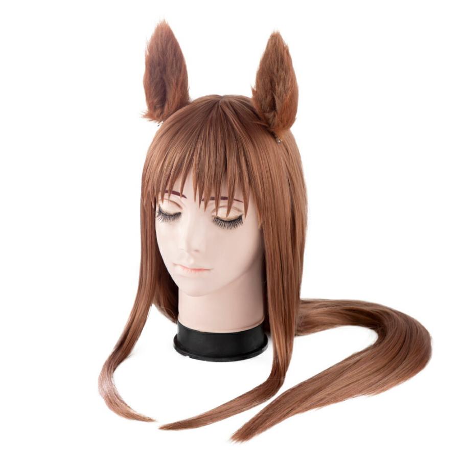 コスプレ ウマ耳 茶 全4色 ケモミミ 可愛い 大人用 子供用 衣装