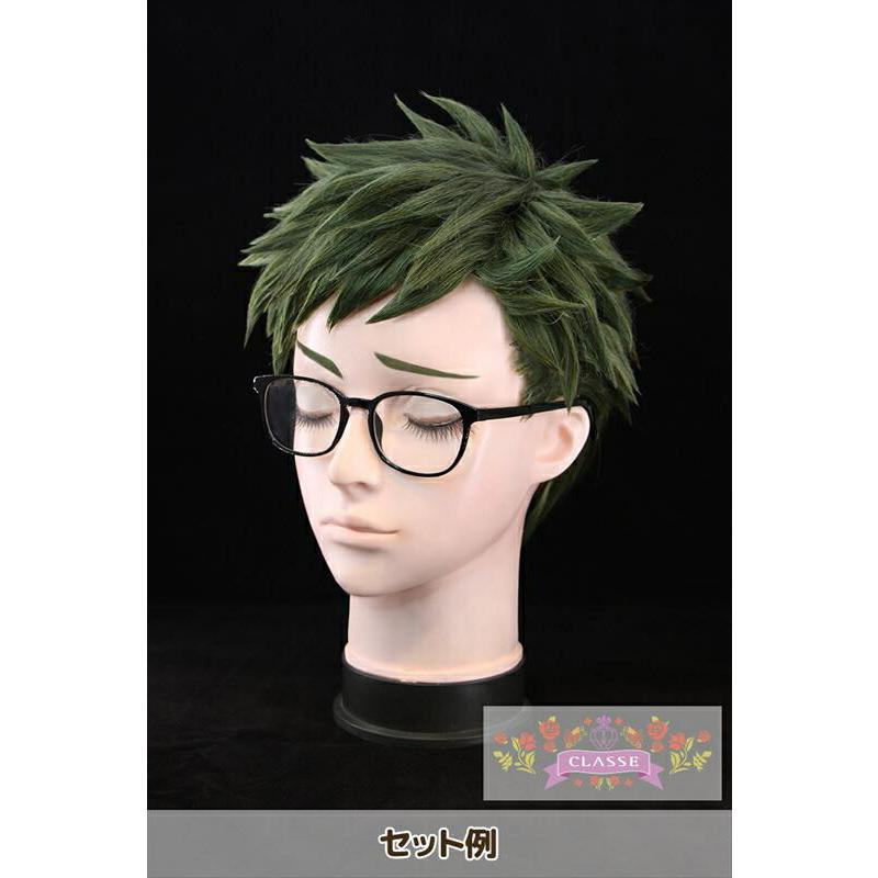 クラッセ ウィッグ ショート モスグリーン 緑 コスプレ カット セット 