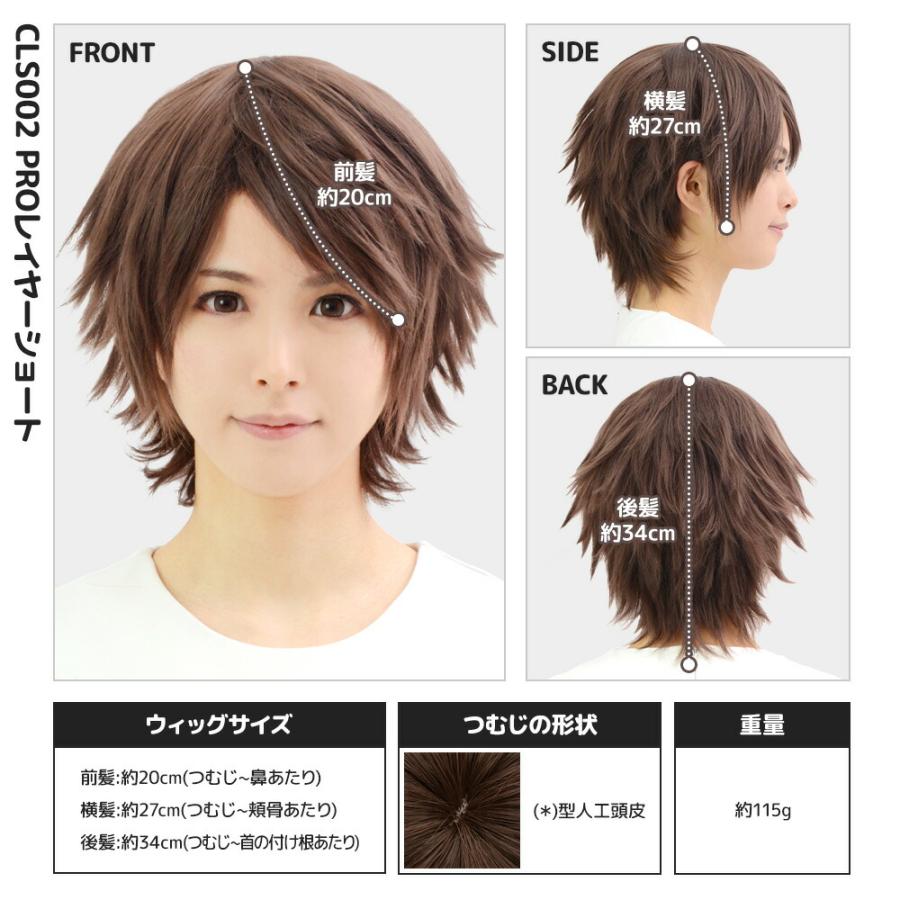 コスプレ ウィッグ「レイヤーショート」 女装 男装 レイヤー フル