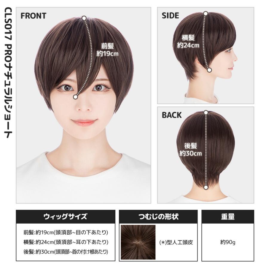 ショート ウィッグ 男装 コスプレ 自然 普段使い アフター 女装 仮装