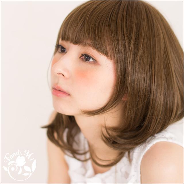ファッションウィッグ FondMi フォンドミィ シフォンボブ ミディアム
