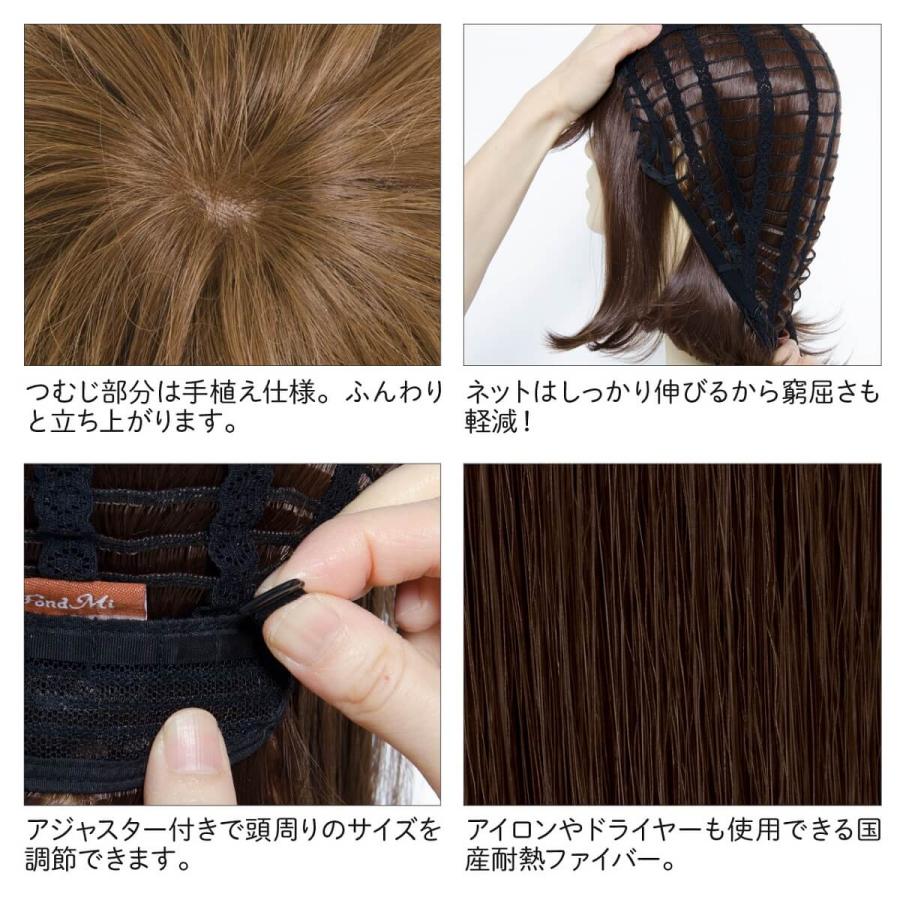 ファッションウィッグ FondMi フォンドミィ モンブランショート 耐熱