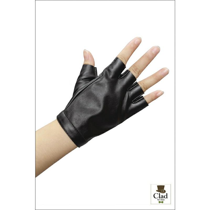 未使用　KLASICA　クラシカ　ムートングローブ　指なし　ブラック　レザー 未使用 KLASICA クラシカ ムートングローブ 指なし ブラック