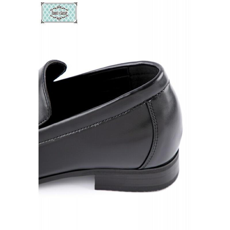 クラッセ 男装用 シークレットシューズ ビジネスローファー 黒 M 男装用 シークレットビジネスローファー 黒 | 厚底靴 | コスプレ