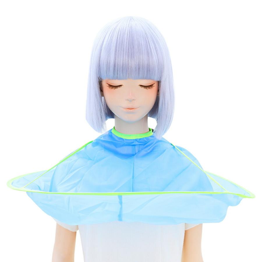 ウィッグカットケープ ヘアカットケープ クラッセ CLASSE カットした毛