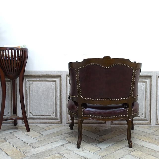 一人掛け ソファ 1人用 ソファー ロココ アームチェア アンティーク