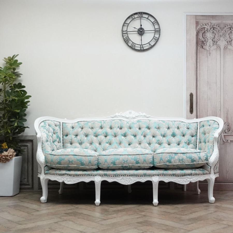 アンティーク ソファ アンティーク家具 3人掛け ソファー 三人用