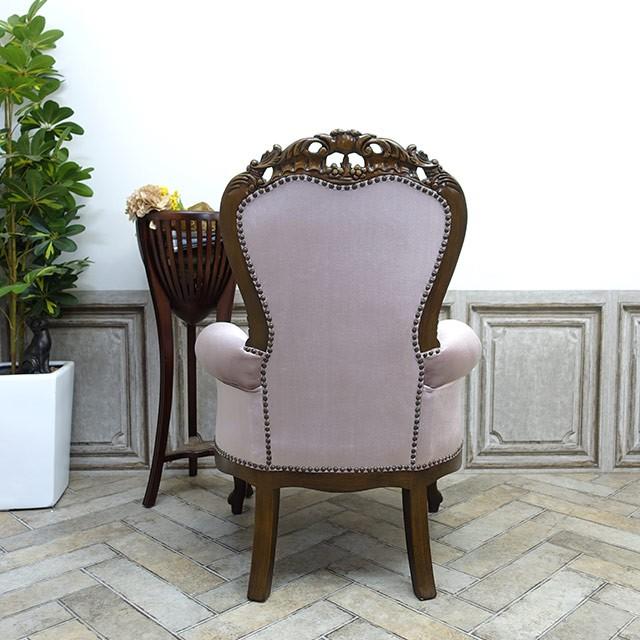 フランスアンティーク◇猫脚サロンチェアc/木製椅子イス/ネコ足