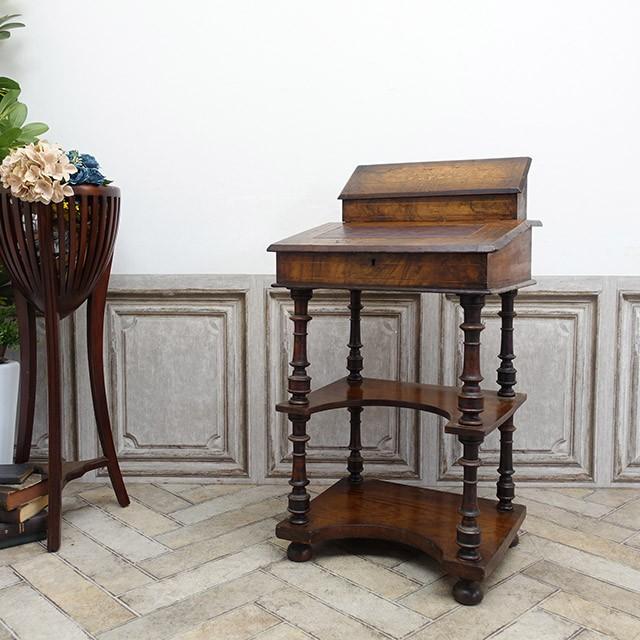 アンティーク 机 アンティーク家具 書斎机 デスク ウォールナット 10年代 ダベンポート ヴィンテージ レトロ ビンテージ イギリス 英国 Antique426 426 クラシックデモダン ヤフー店 通販 Yahoo ショッピング