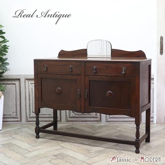 英国 ヴィンテージ バフェ サイドボード キャビネット 本棚 アンティーク